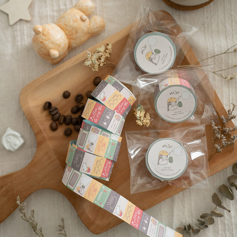 Sho Little Happiness - Label Sticker - Coffee