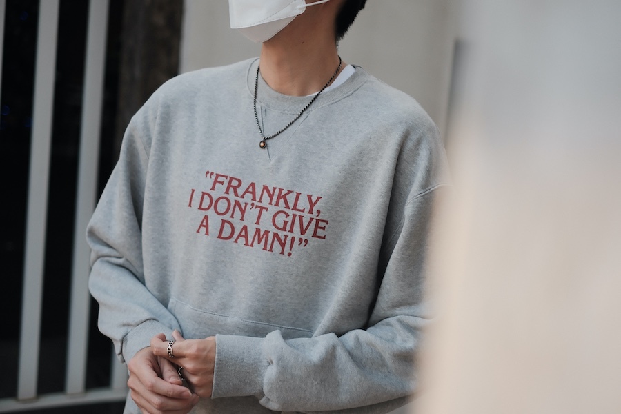 ｜質感選物上線🔥｜LB 標語口袋 廓形衛衣