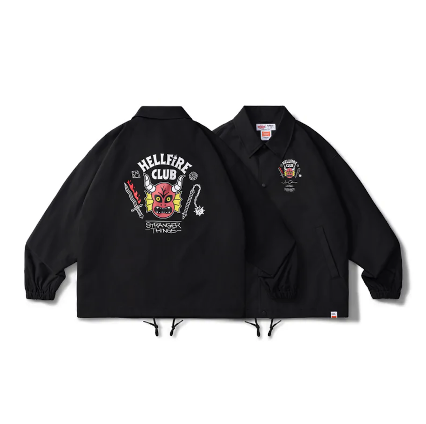 【現貨】FILTER017® X Stranger Things X Jun Oson Hellfire Club Coach Jacket / 地獄火俱樂部教練外套