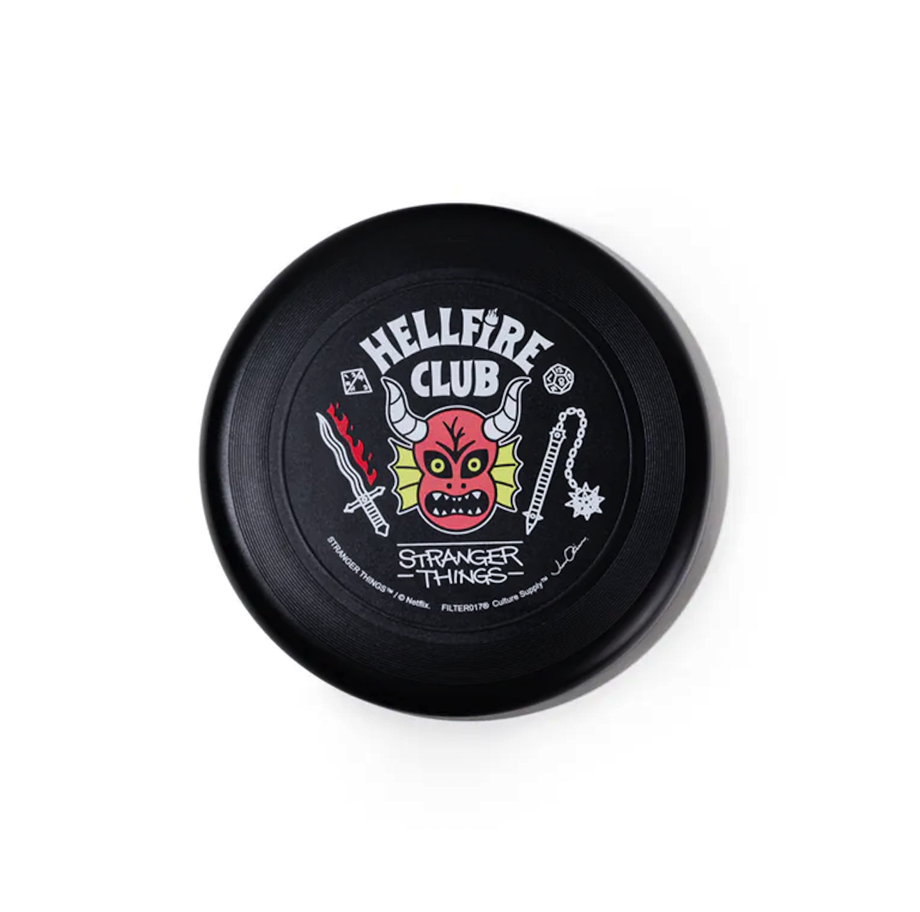 【現貨】FILTER017® X Stranger Things X Jun Oson Hellfire Club Frisbee / 地獄火俱樂部飛盤