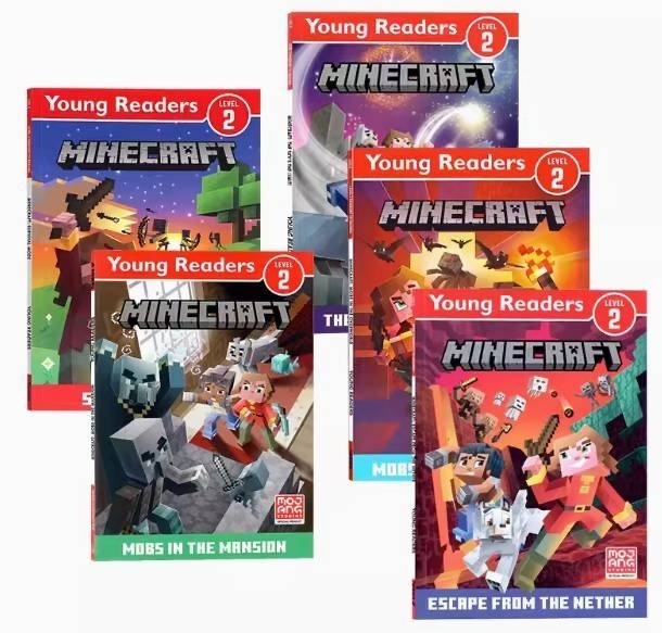 Minecraft Young Readers 5 books Bundle (Level 2)