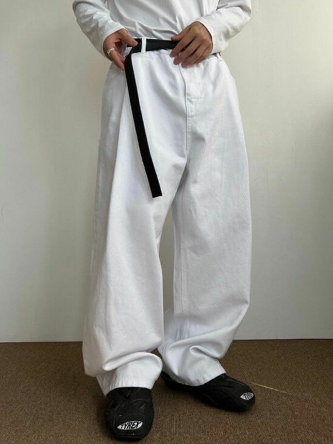 淨色鬆身牛仔褲 TAC-0050P