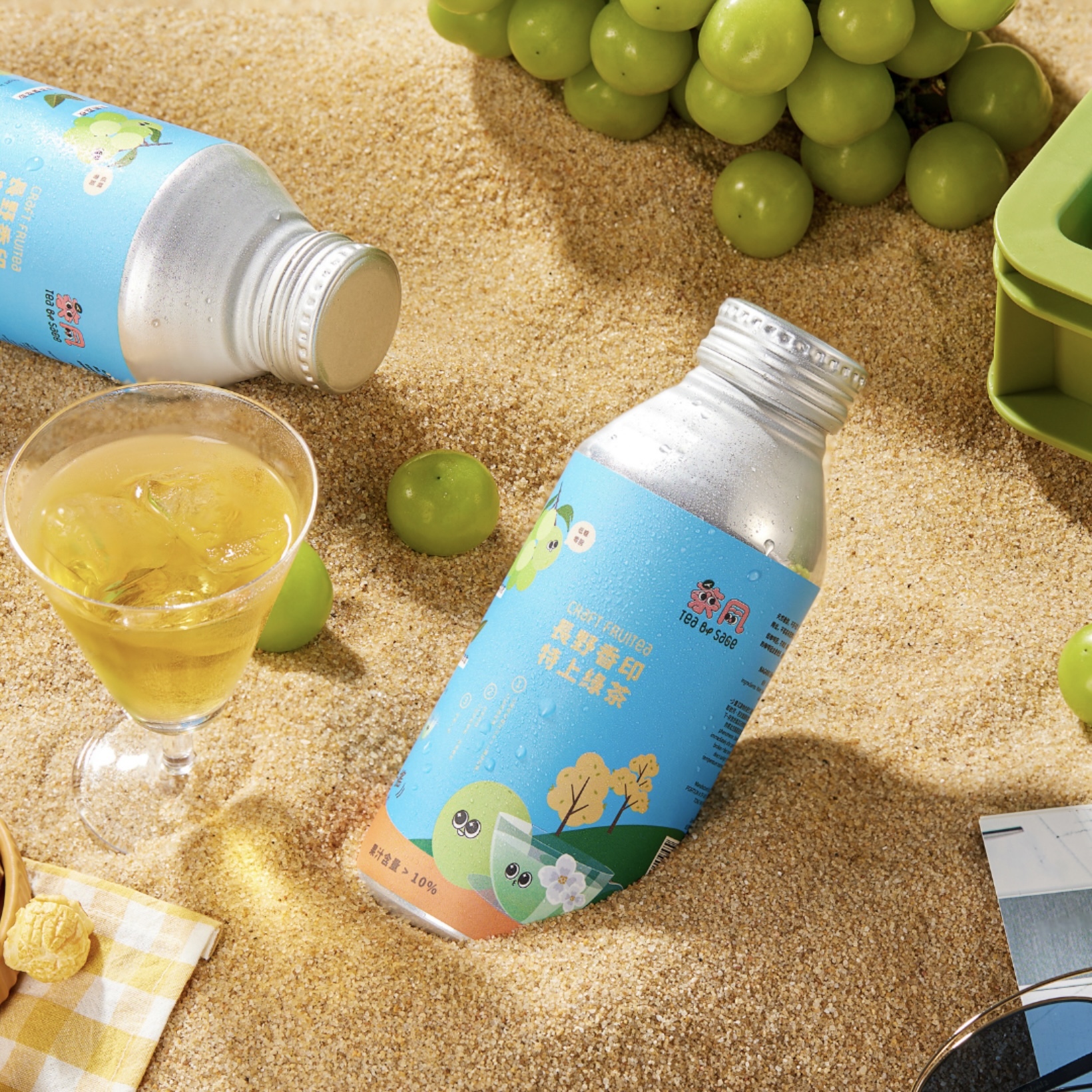 SAGE 精品水果茶 日本香印提子特上茉莉綠茶｜香港製造