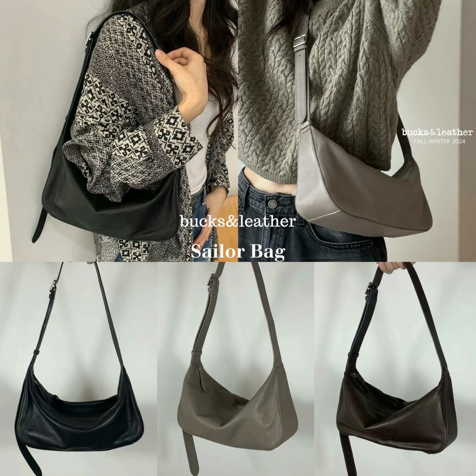 [ bucks&leather ] Sailor Bag