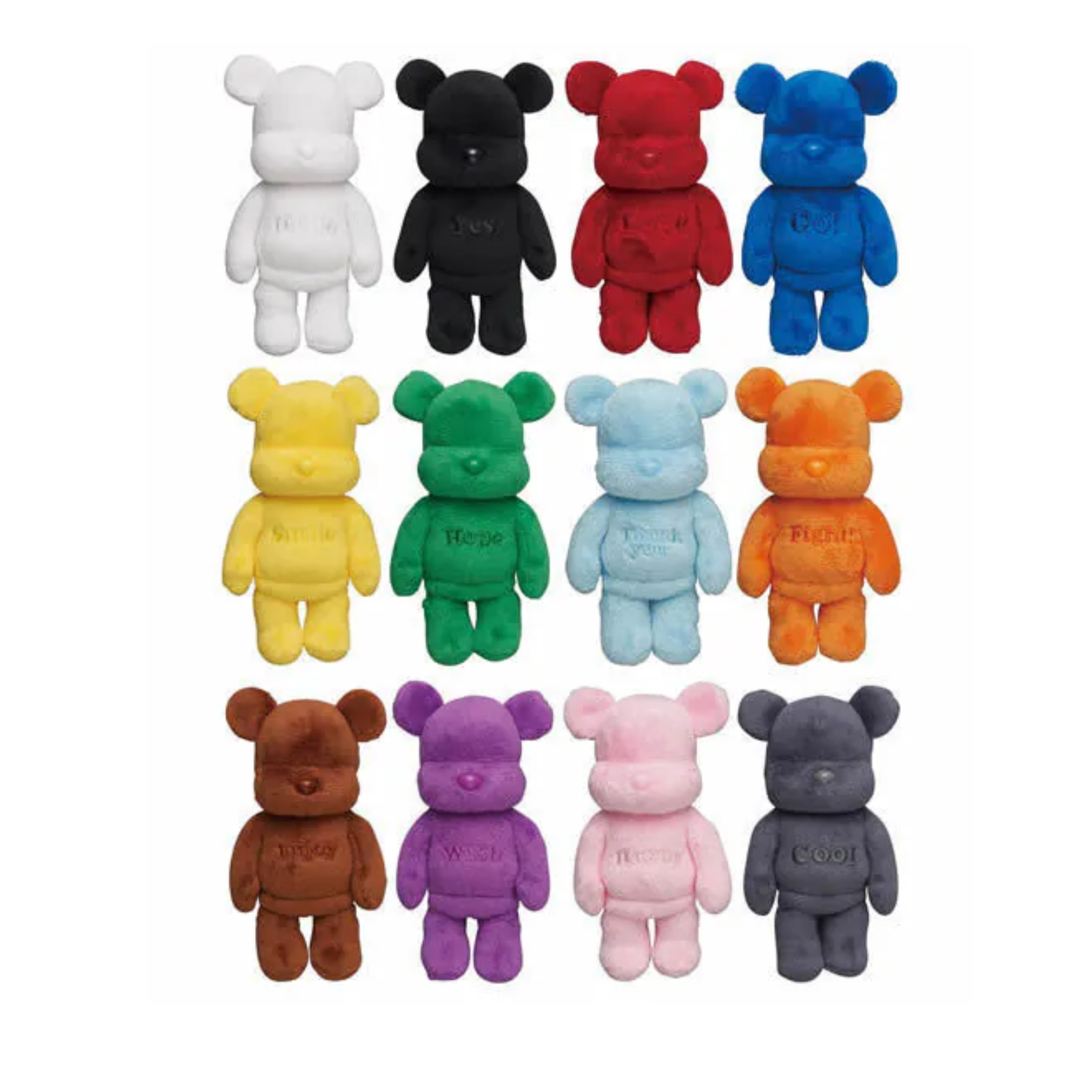MEDICOM TOY BE@RBRICK 庫柏力克 娃娃 小吊飾 小熊