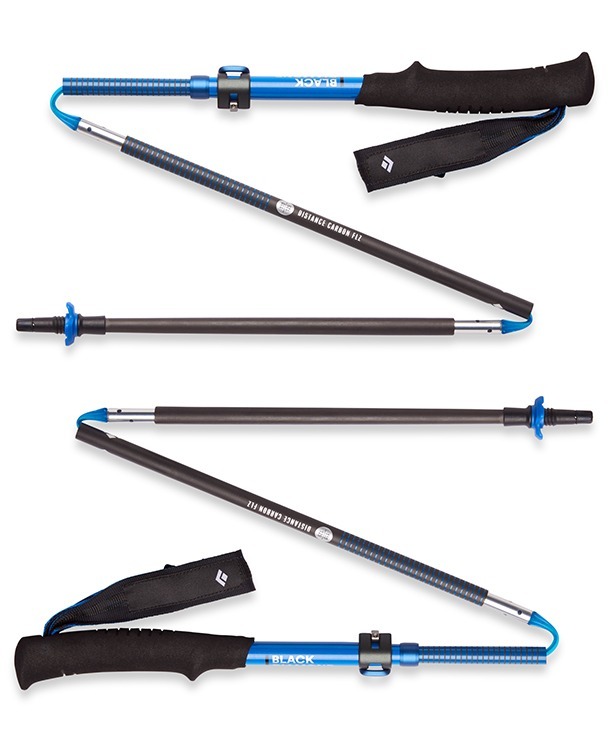 【 Black Diamond】DISTANCE CARBON FLZ POLES (Ultra Blue) S22 登山杖 / 112537