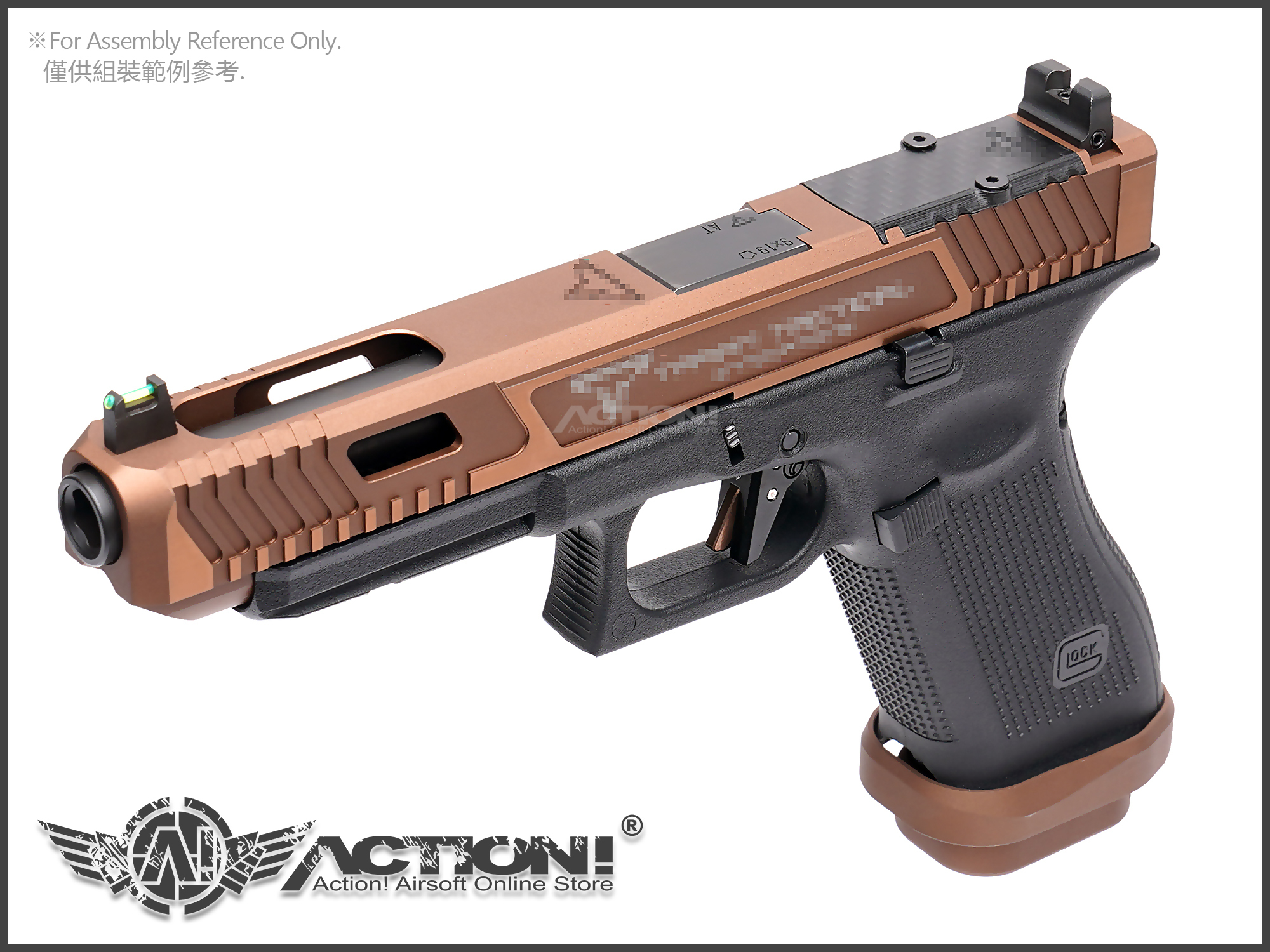 ハ*ク様 マルイGlock COMBAT-MASTER強化改修セット TRIL TACTICAL - COMBAT MASTER XR G34 Style Aluminum Sli