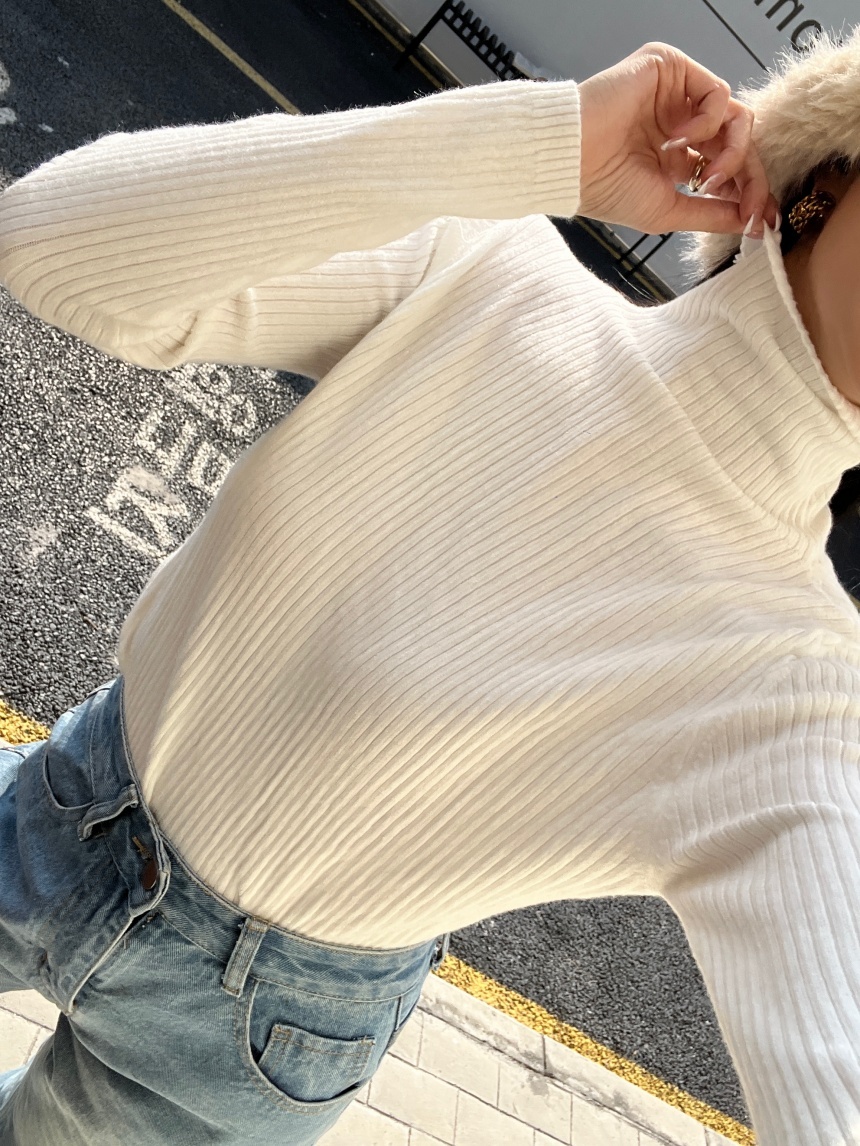 坑紋堆堆領打底毛衣*5色