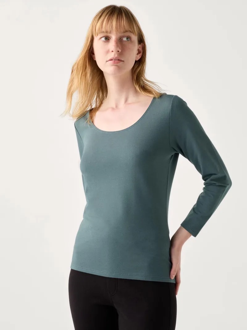 <快速出貨> Uniqlo HEATTECH WARM"極暖"U領T恤(8分袖)