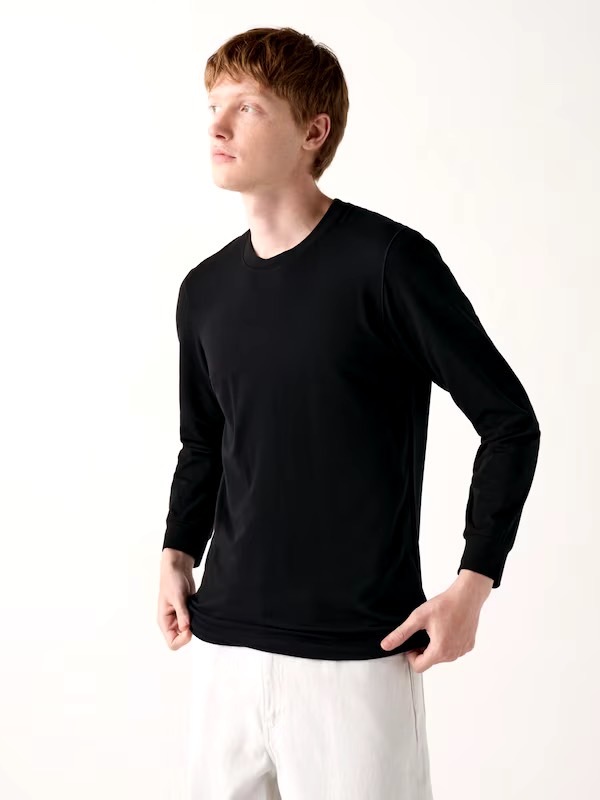 <快速出貨> Uniqlo HEATTECH WARM"極暖"圓領T恤(9分袖)