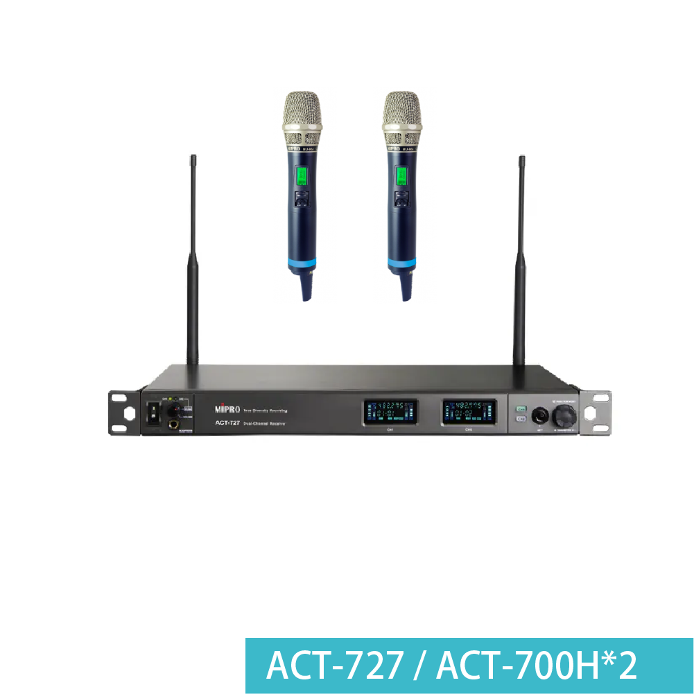 MIPRO Mipro / ACT-700系列 UHF 類比寬頻接收機(ACT727/747) 第 3 張圖片｜三峽配件 / 週邊