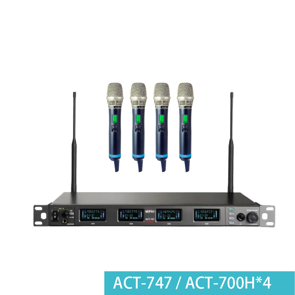 MIPRO Mipro / ACT-700系列 UHF 類比寬頻接收機(ACT727/747) 第 4 張圖片｜三峽配件 / 週邊