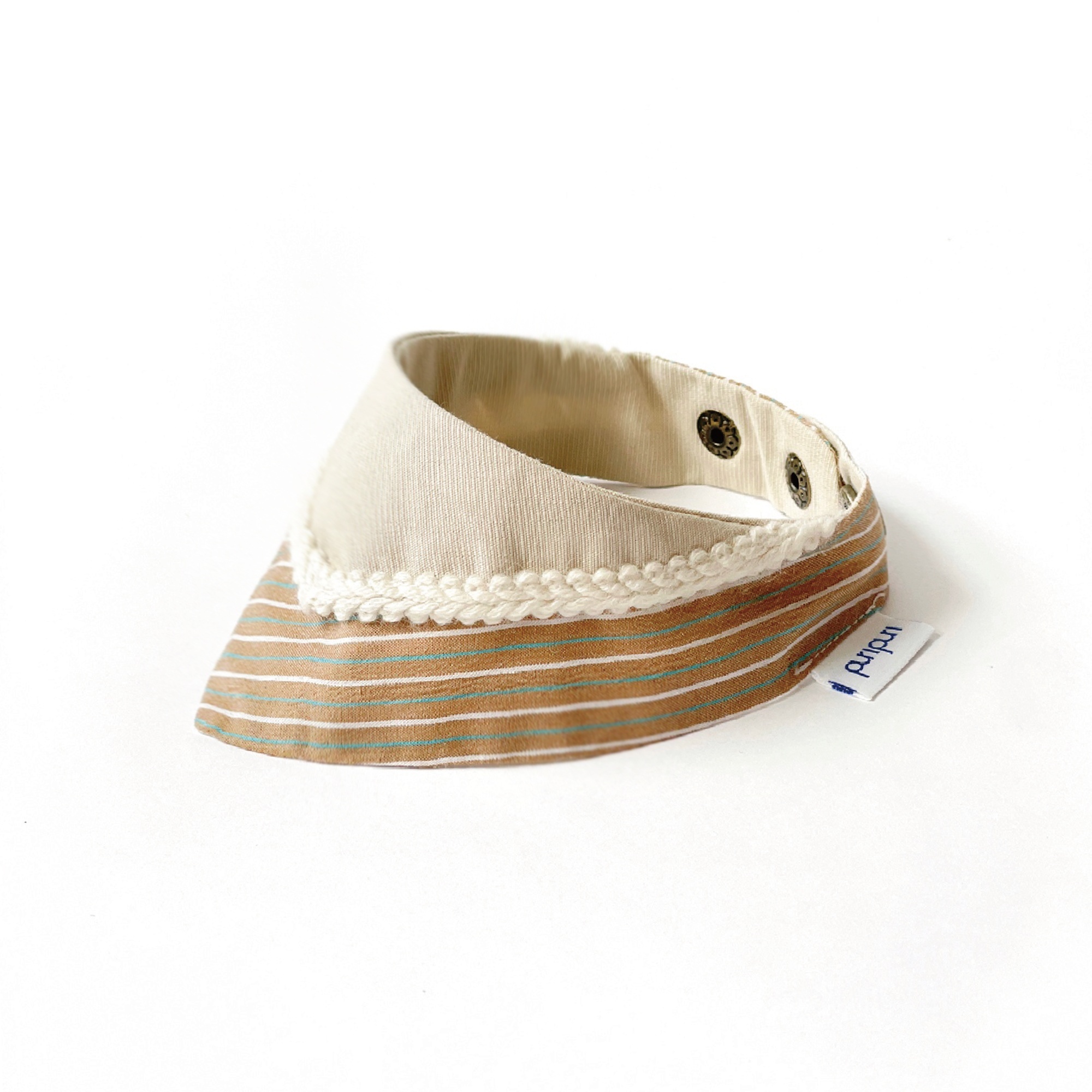 PuriPuri® 寵物領巾 - 焦糖卡布奇諾