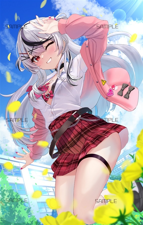 C105「同人代購」「Melonbooks代購」Giant Daphnia - ちょっとHなギャル叉タペストリー B2掛布