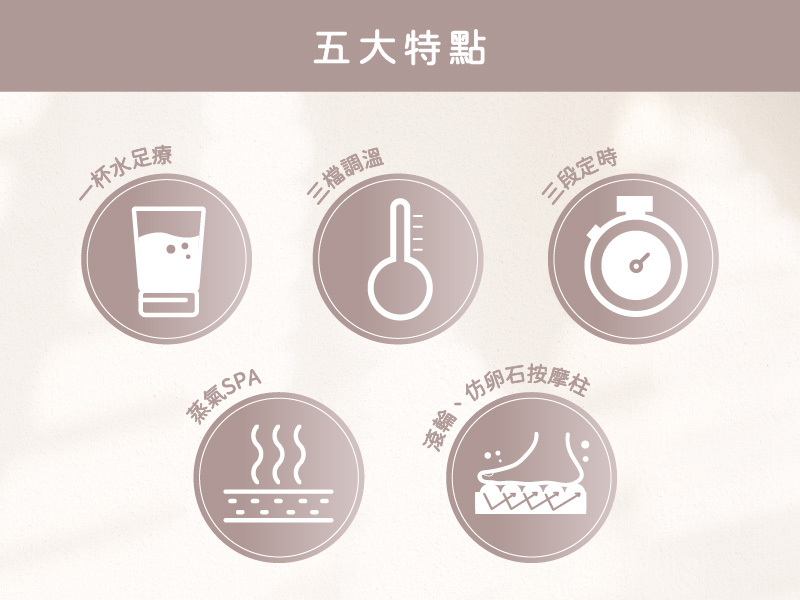 【MUNICHI】蒸氣足浴機 (足玉姬 熱蒸美足機)