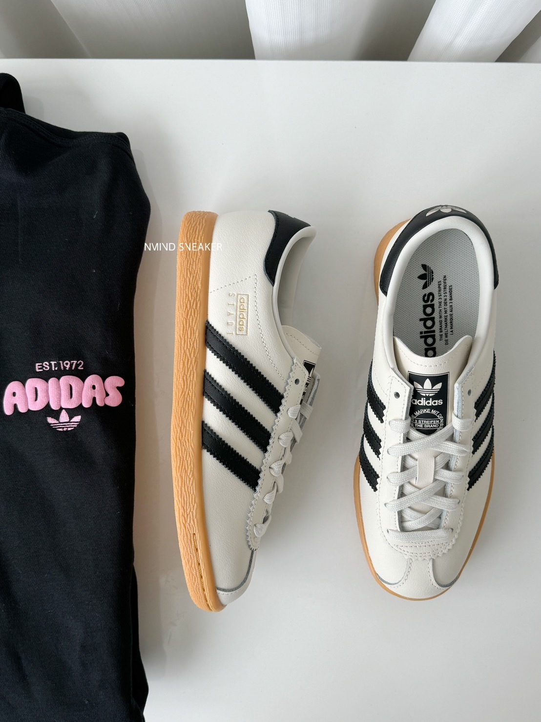 零碼-23cm/25.5cm-Adidas Originals STADT 奶油杏仁 焦糖底