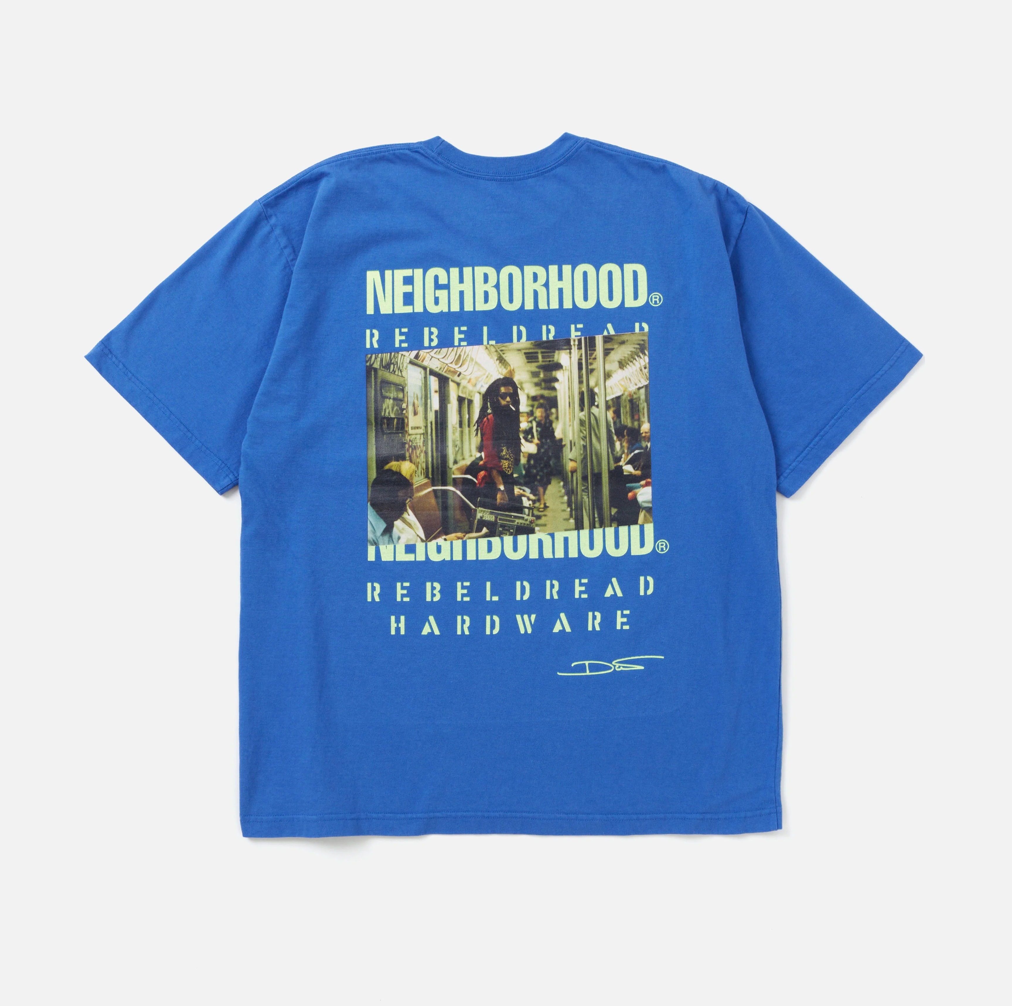 NEIGHBORHOOD 2024 A/W NH X REBEL DREAD HARDWARE TEE SS - BLUE PRE ORDER ITEM (預訂中)