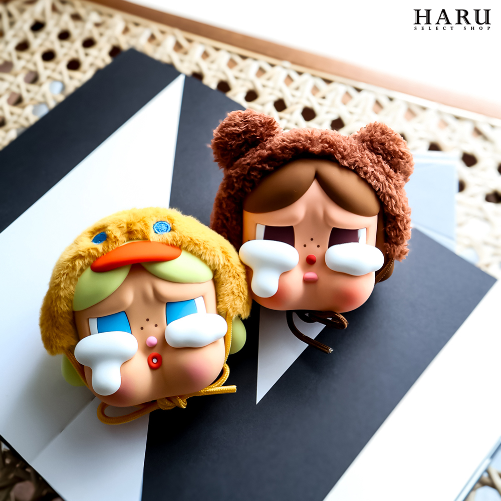 🎪樂園限定🎪 POP MART 泡泡瑪特 哭娃 CRYBABY 眼淚工廠系列 哭哭鴨 哭哭熊 耳機收納包 吊飾 可放零錢