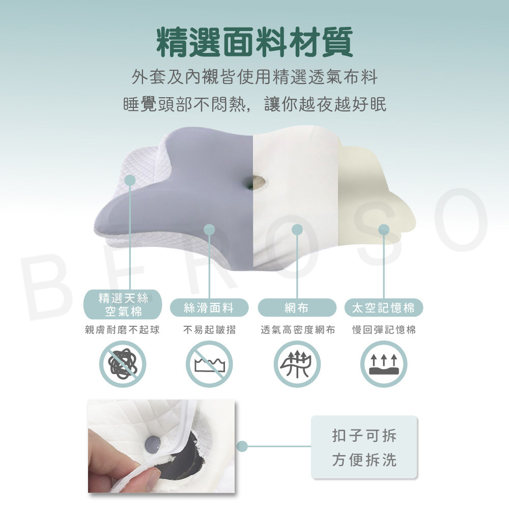 奢眠深睡雲朵防鼾護頸益眠枕套（專用枕套）