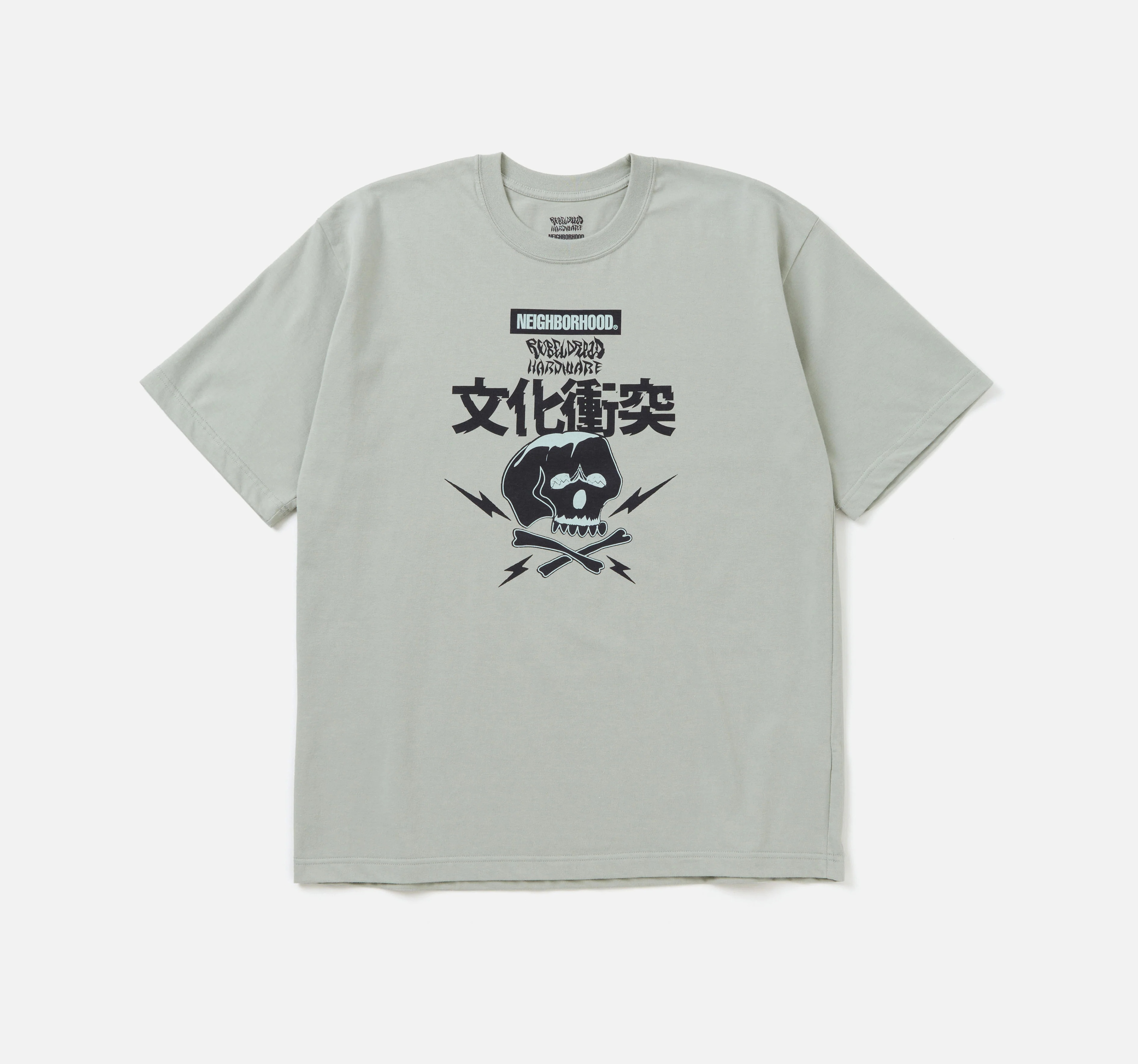 NEIGHBORHOOD 2024 A/W NH X REBEL DREAD HARDWARE TEE SS-3 - SAGE GREEN PRE ORDER ITEM (預訂中)