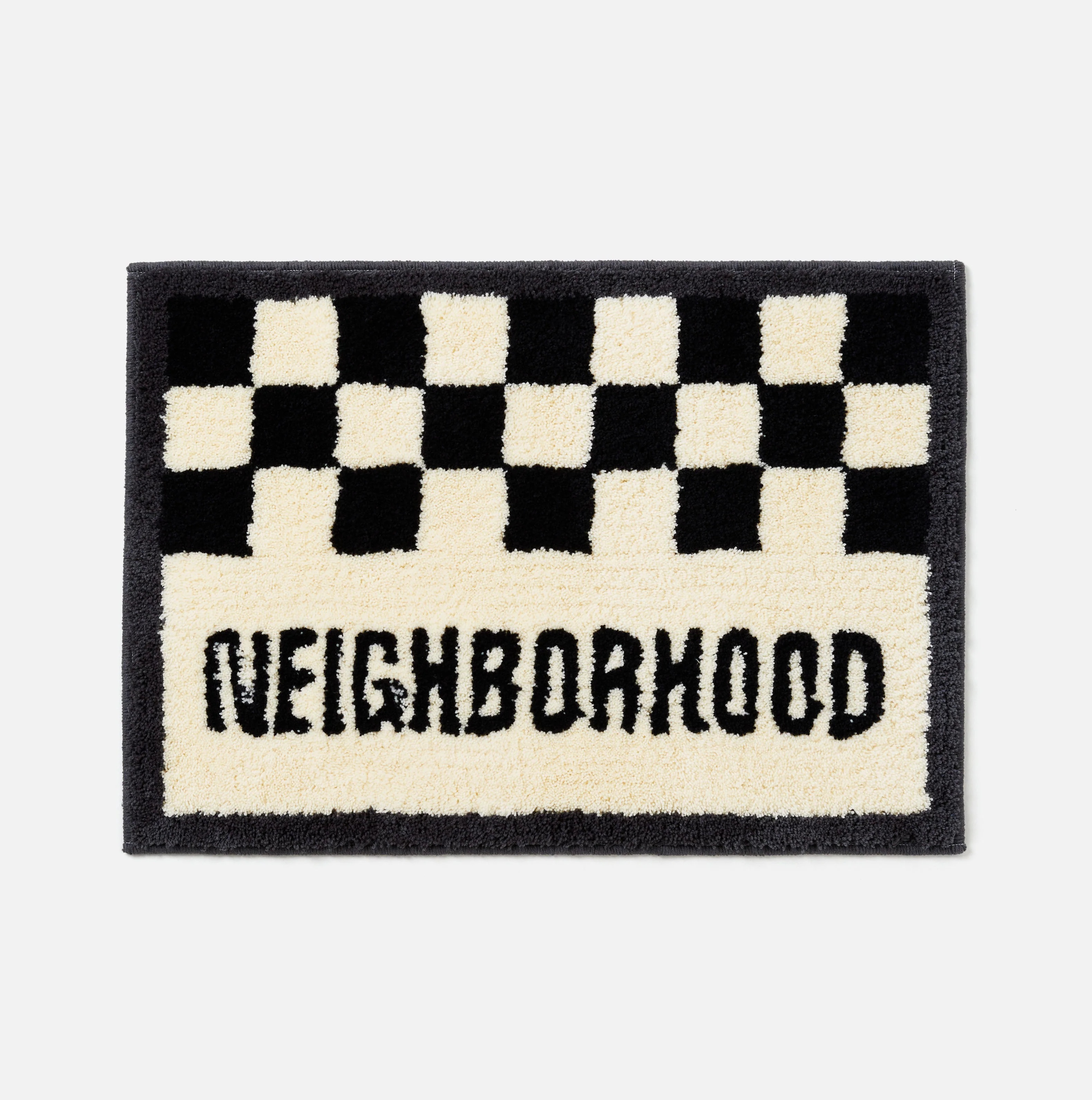 NEIGHBORHOOD 2024 A/W NH X GALLERY 1950 CHECKER RUG MAT - PRE ORDER ITEM (預訂中)