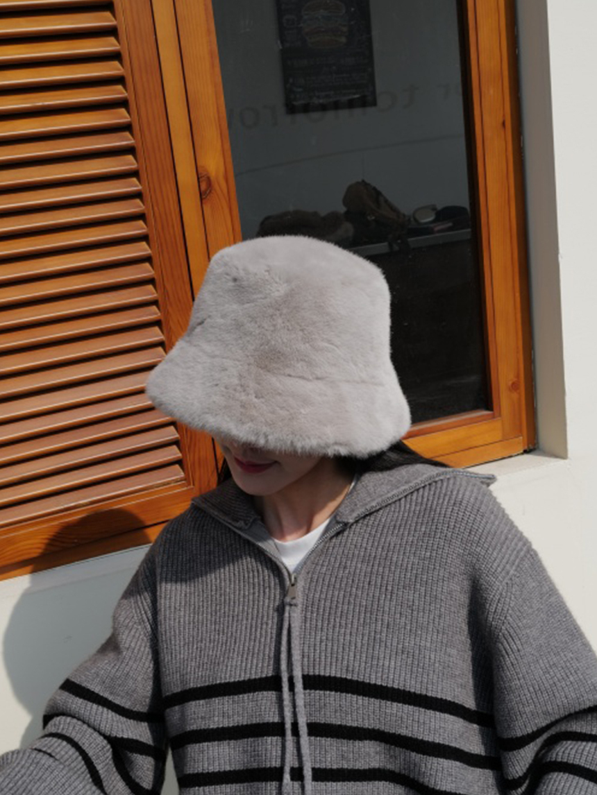 貂毛漁夫帽*3色