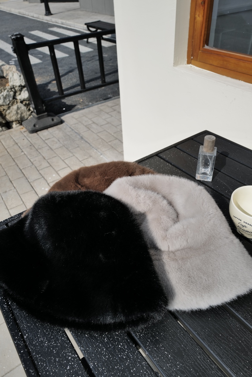 貂毛漁夫帽*3色