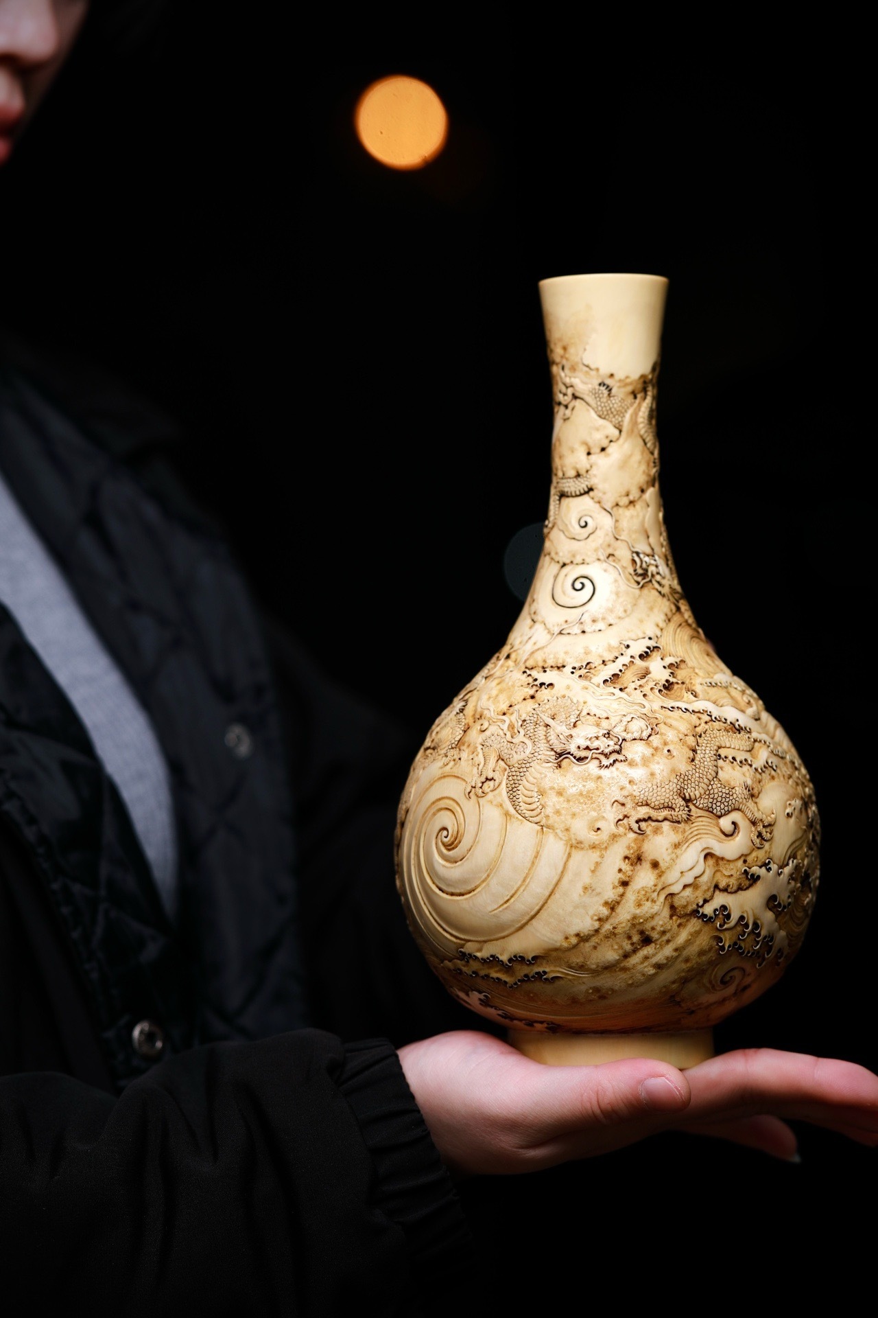 [Five Dragons 🐉 Bottle - a unique handmade item made from famous materials]