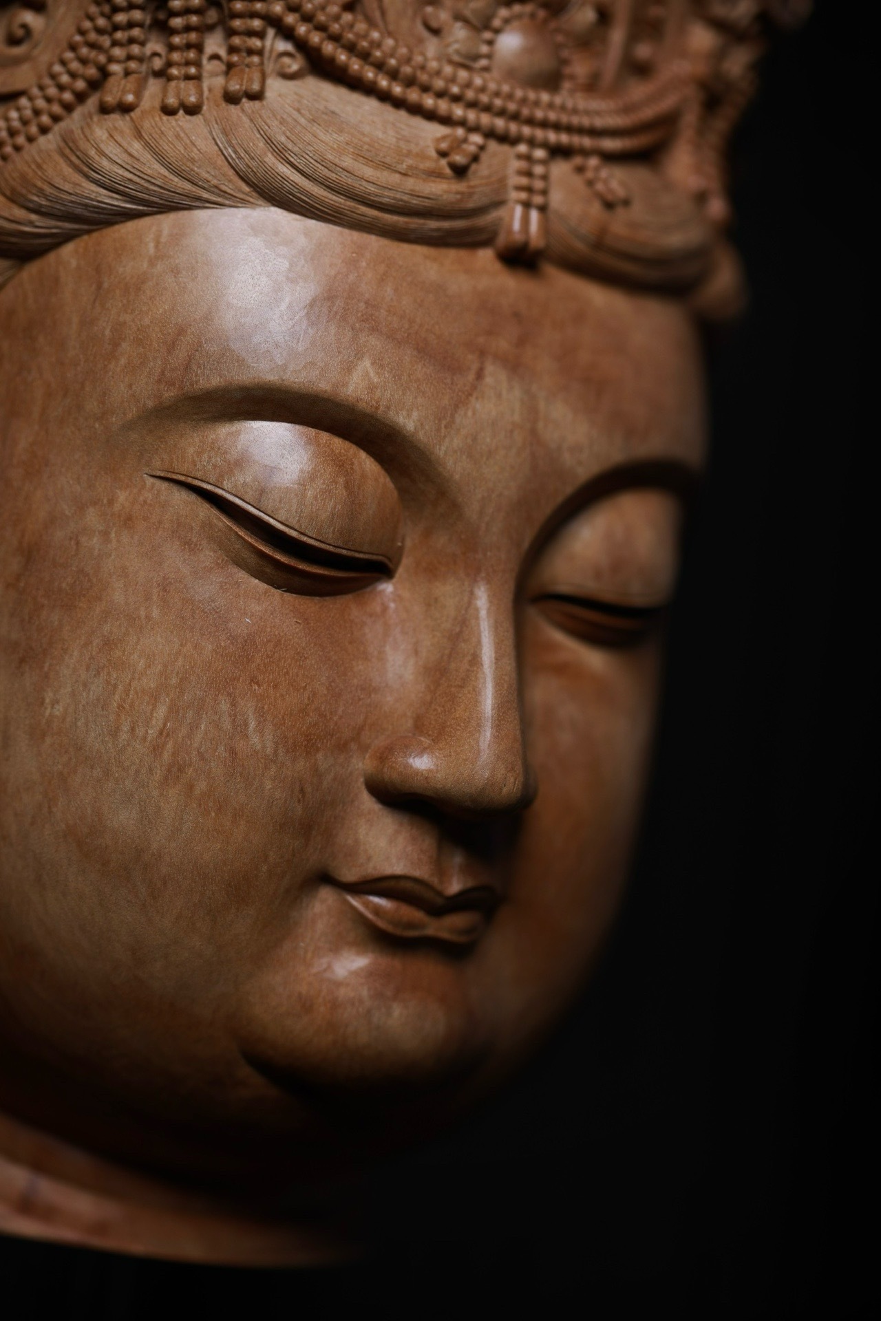 [Seven Treasures Buddha Crowned with the Buddha’s Head—Full Reproduction of Qingdao by Master Tansheng of Laoshan, India]