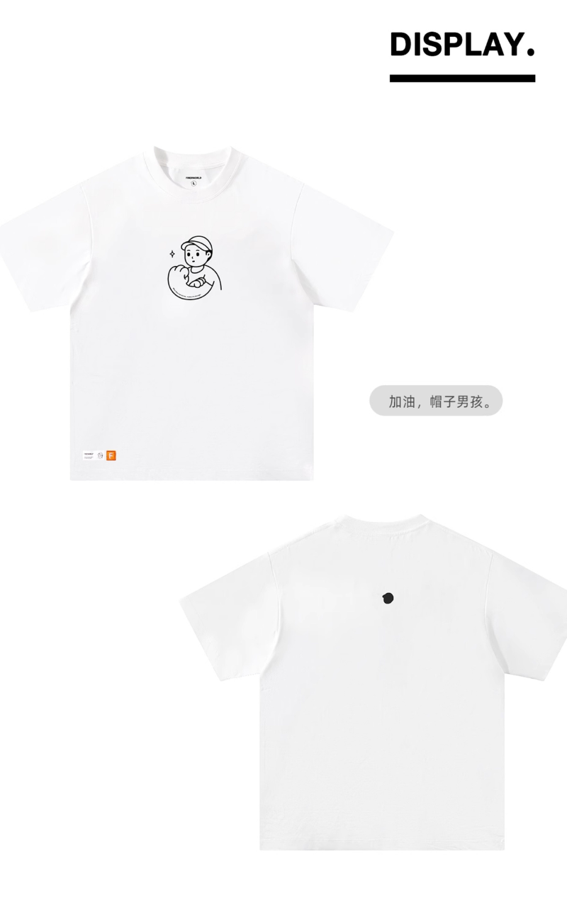 Finerworld 原創設計IP圖形短袖T恤