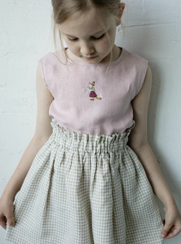 (預購)ALL THE BEAUTIFUL LINEN 無袖亞麻上衣 SLEEVELESS SHIRT