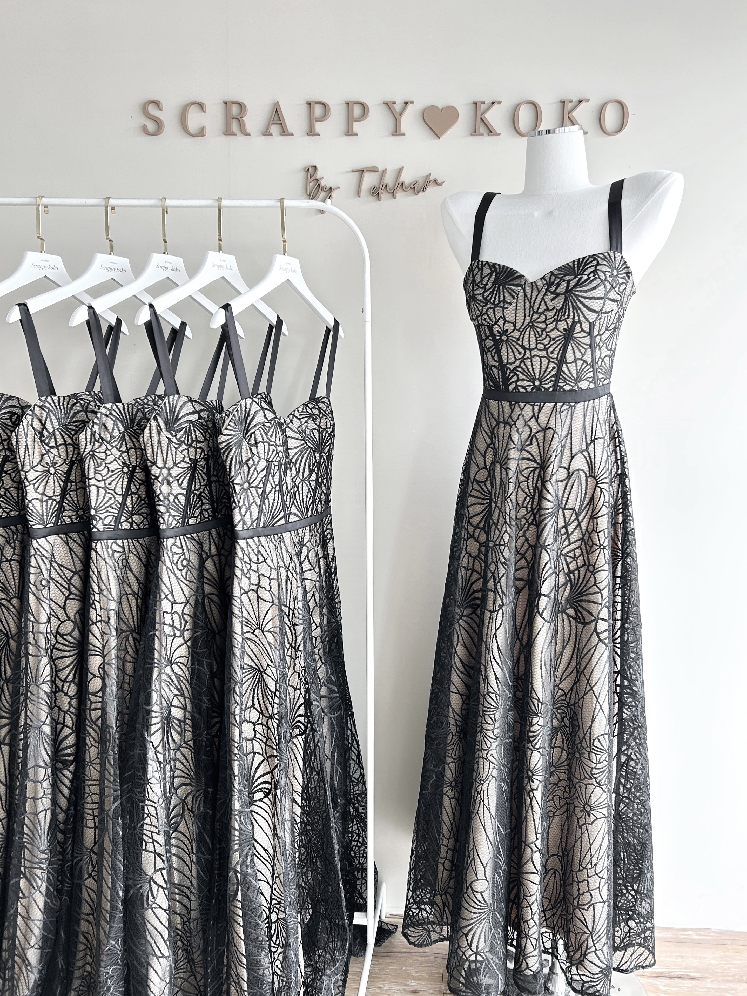 Jewelry 超重工! 質感垂墜禮服長洋裝