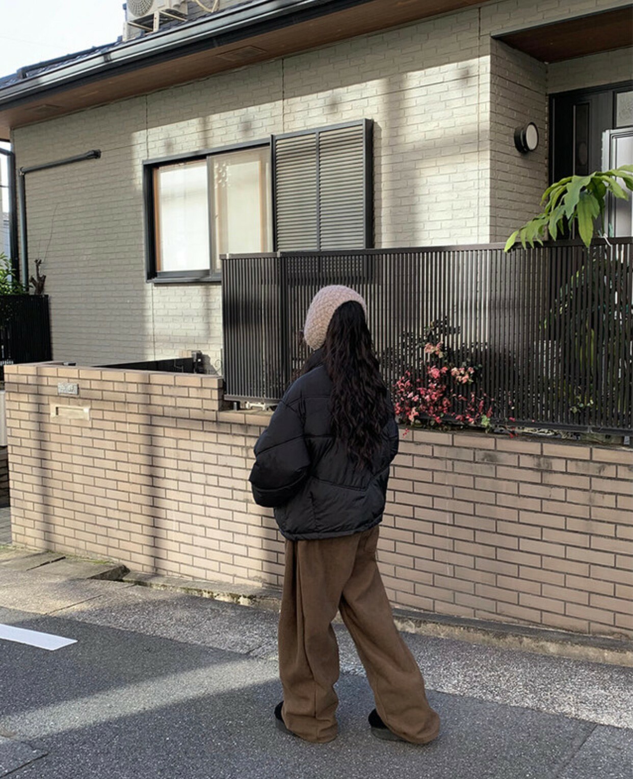 韓國代購 東大門設計款 冬季抽繩長褲