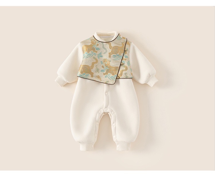 [陸製]米棕色唐裝系列 手足款