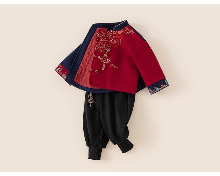 [陸製]帥氣深色唐裝