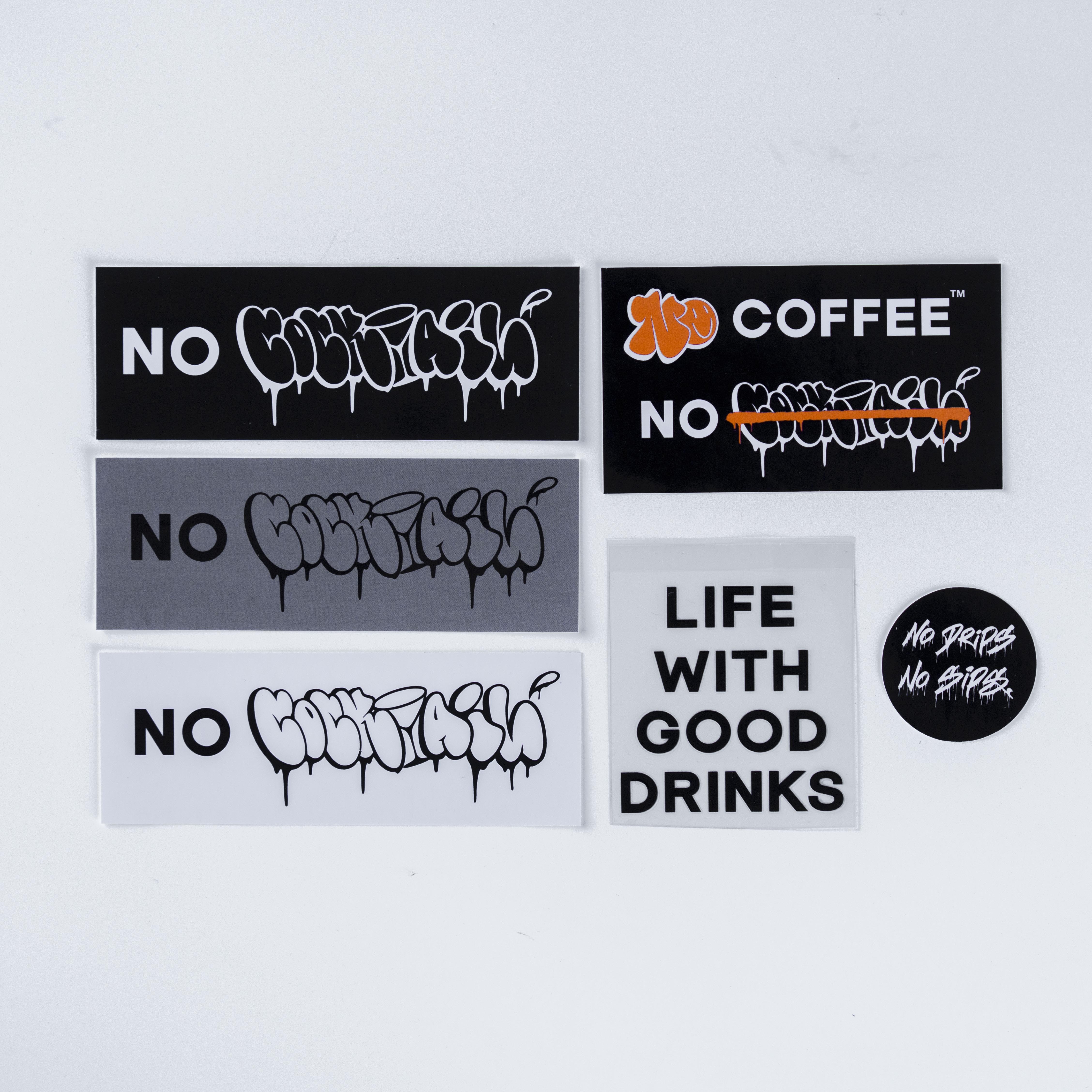 NC塗鴉藝術泡泡貼紙組合(六入)