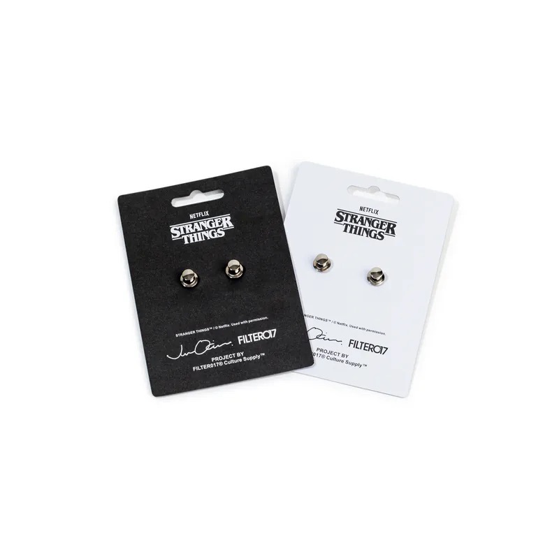 FILTER017® X Stranger Things X Jun Oson 伊萊雯與麥克絲胸針組