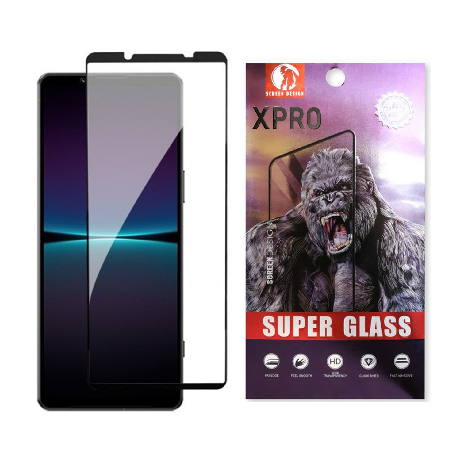 【部分現貨】XPRO - 巨猩 Super Glass Matte - Sony Xperia 系列 磨砂防指紋超順滑全屏鋼化玻璃保護貼