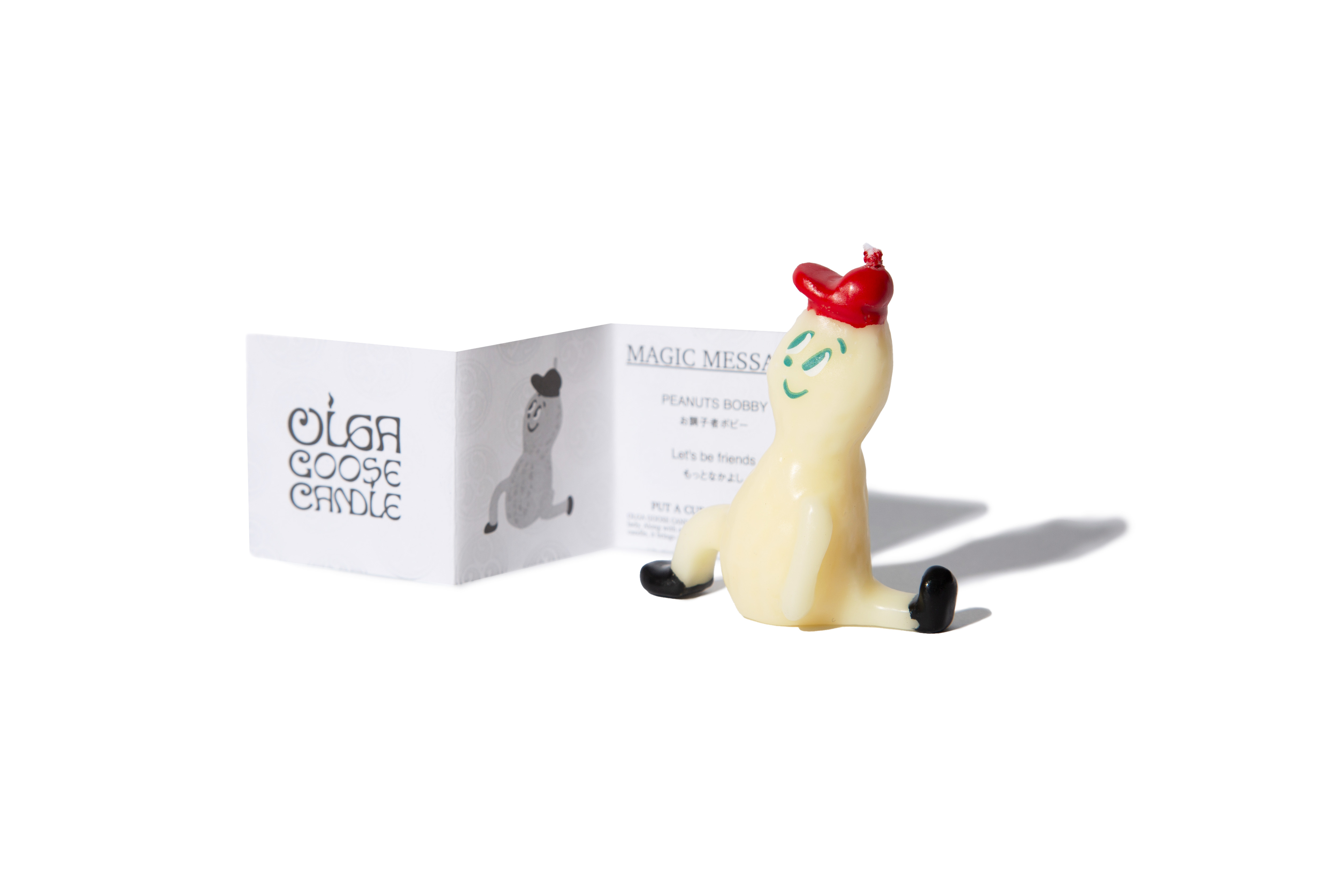 OLGA GOOSE CANDLE "PEANUTS" (BOBBY)