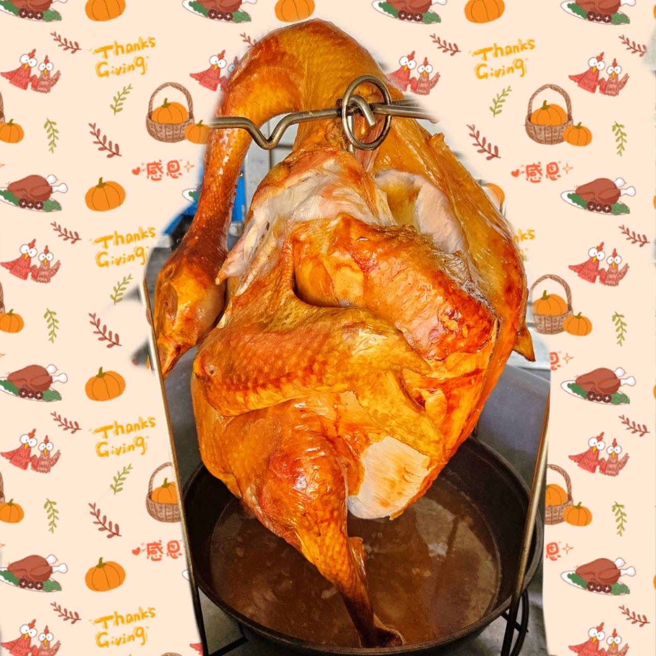 趕食髦_客戶感恩節/聖誕節烤火雞分享2024_台灣新鮮火雞