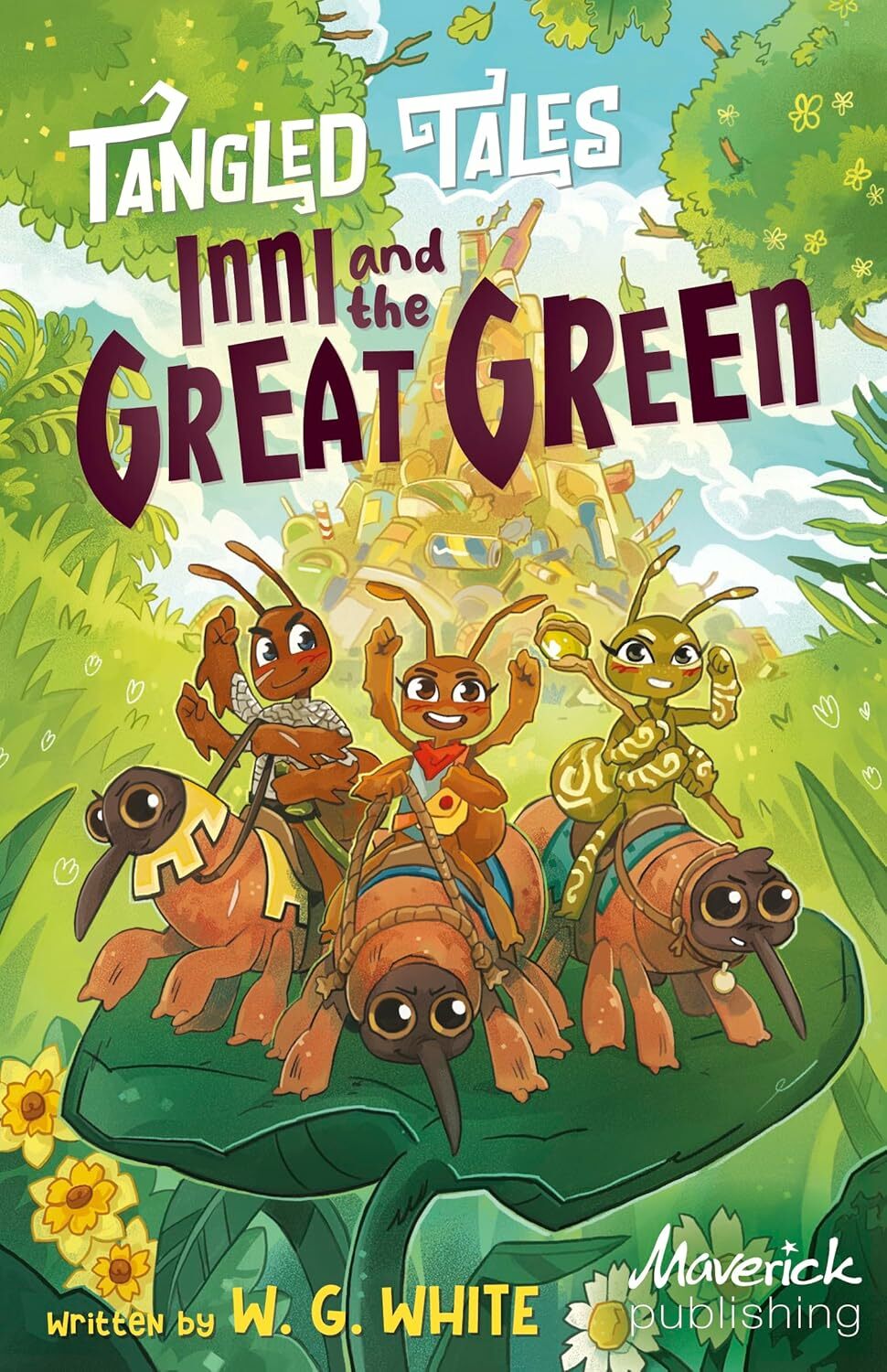 Tangled Tales 3 Books Coilection ,  The Unlucky Adventures of Udders,Inni and the Great Green ,Zog the Zombie Dog