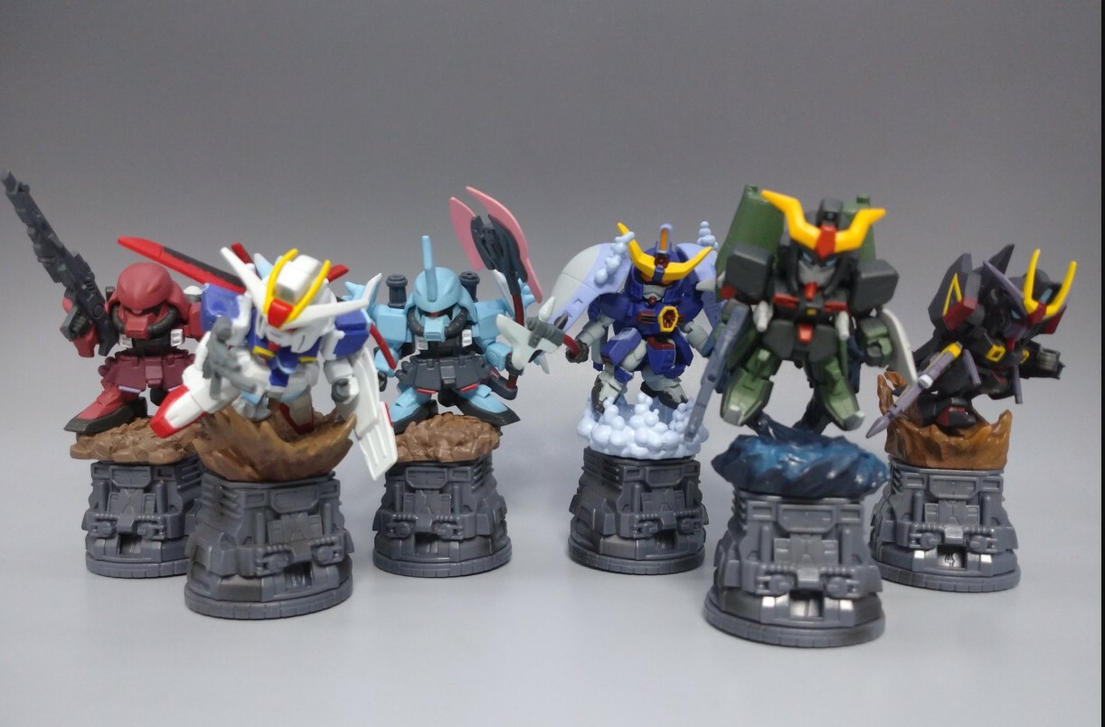 GUNDAM-gundam seed命運超動編02 1套6個