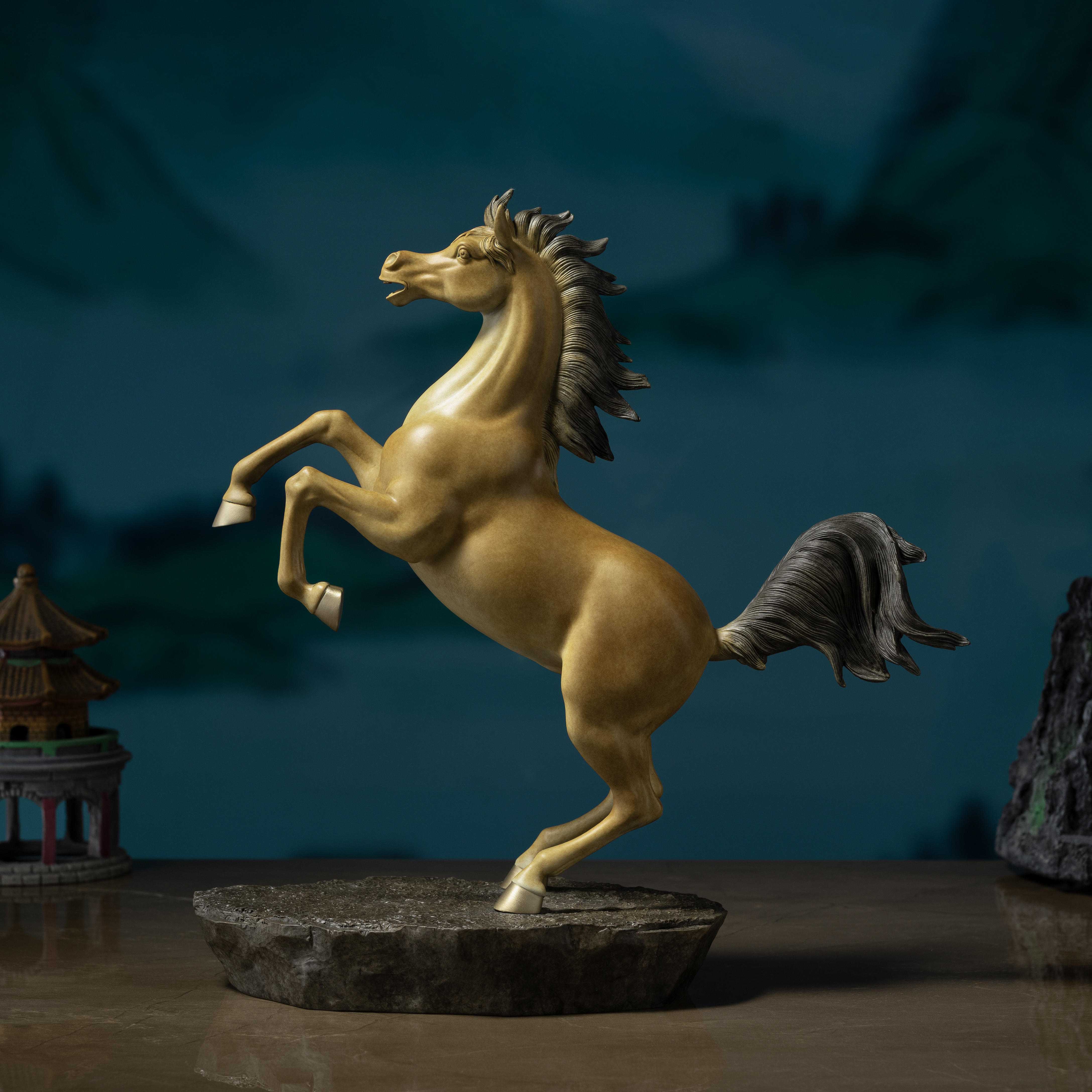 阿拉伯馬(棕黃)