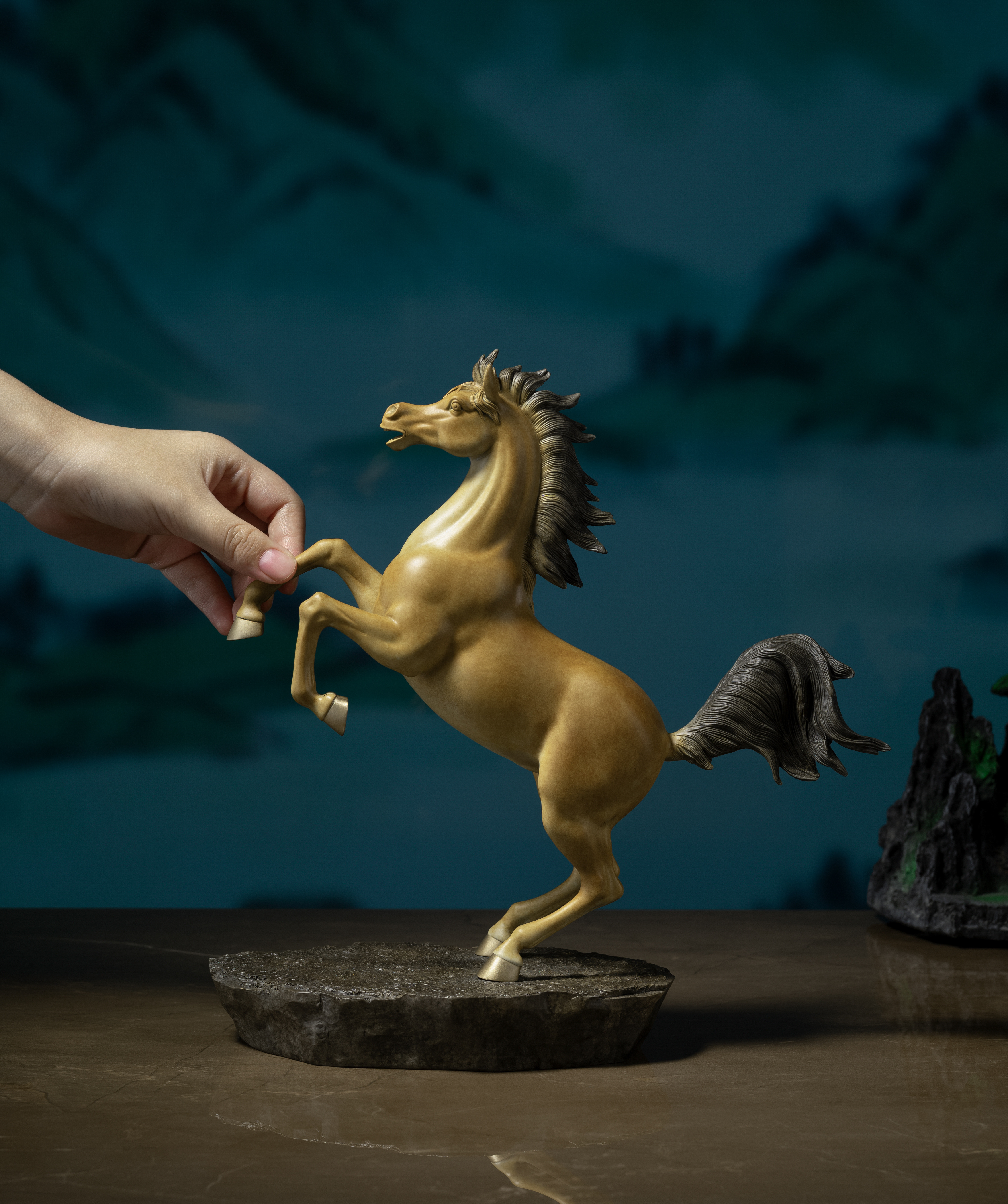 阿拉伯馬(棕黃)