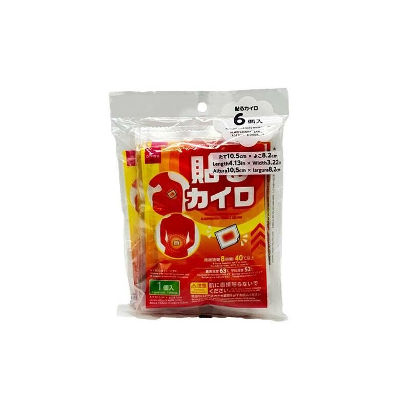 可貼式暖暖包/6入