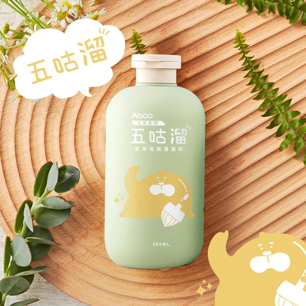 Abao地板清潔五咕溜 萬用地板清潔劑 (500ml)