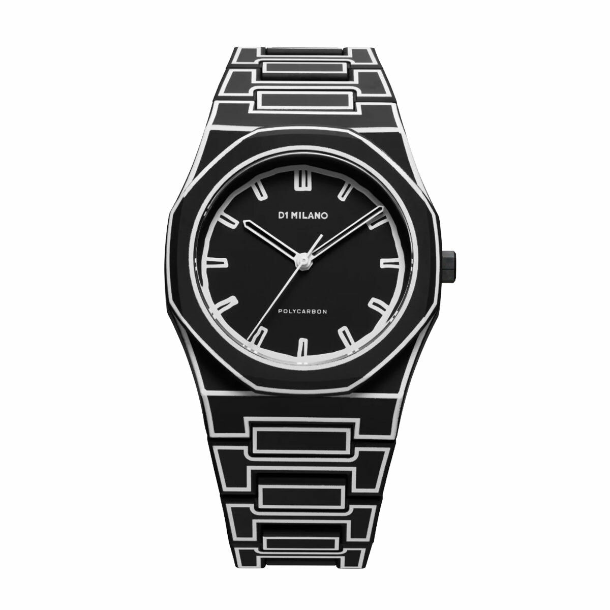 D1 Milano Polycarbon Black Sketch 手繪風格 40.5mm PCBJ33