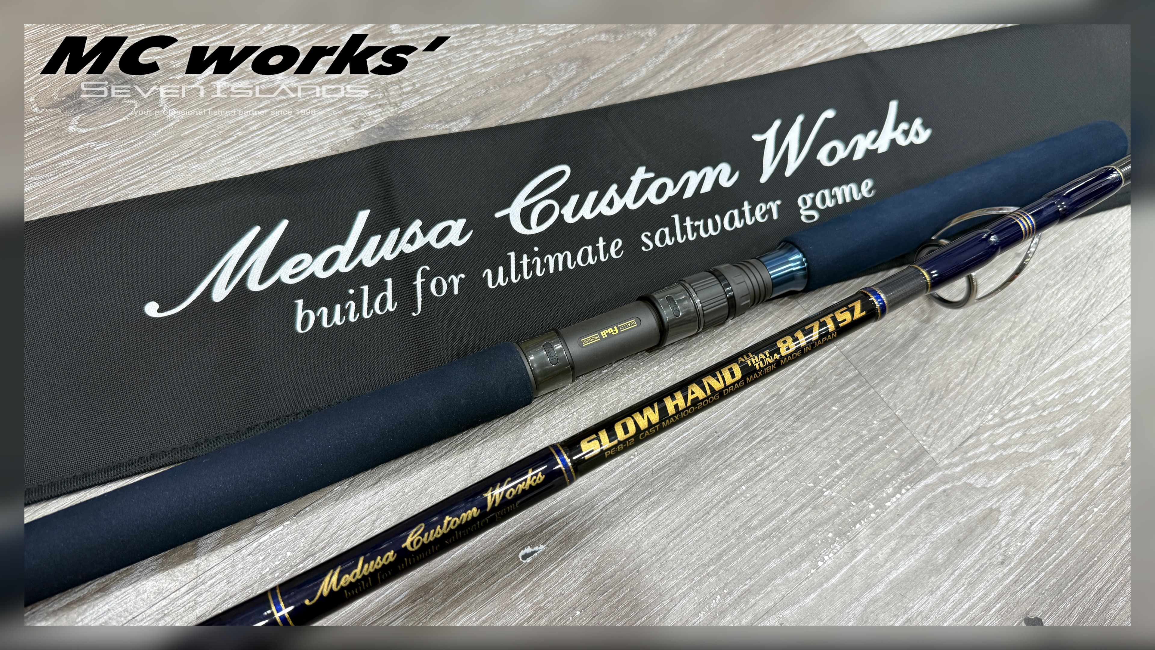 MC WORKS' Slow hand “All That Tuna” 817TSZ Casting Rod