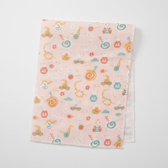 中川政七商店-蚊帳織毛巾 /蛇