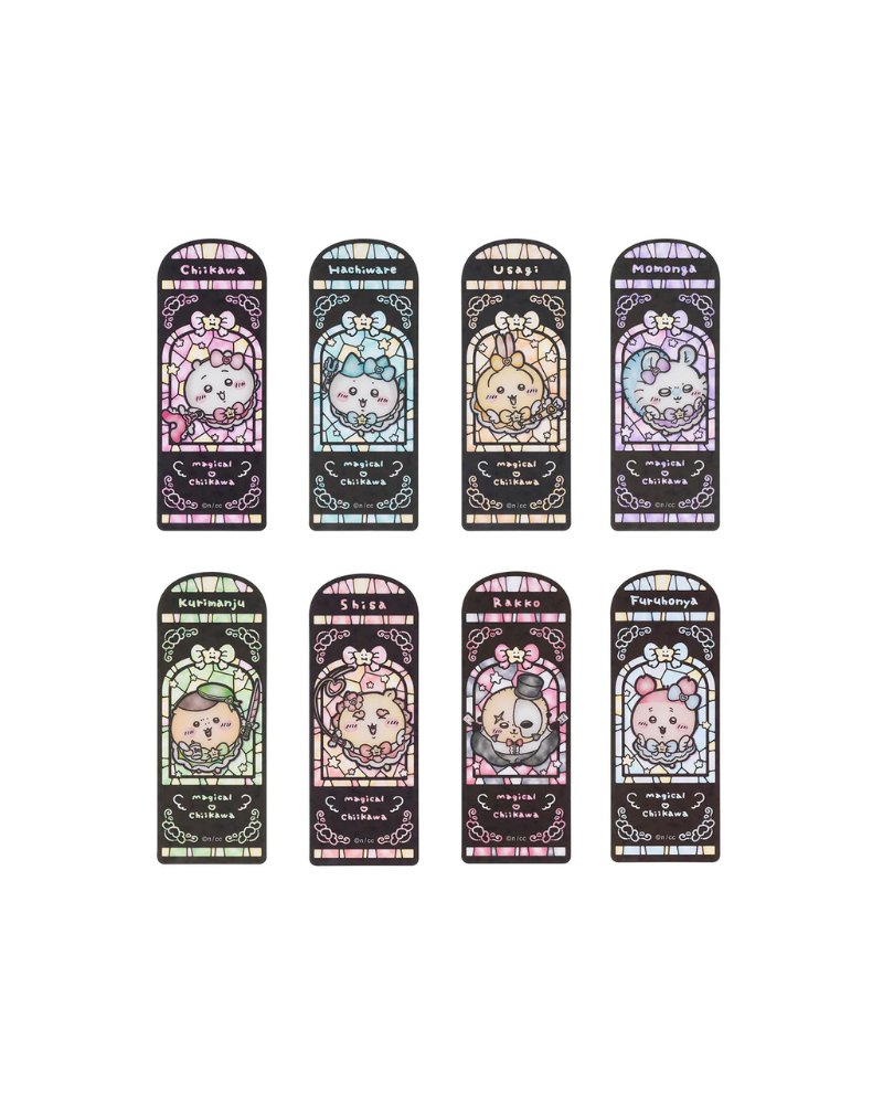 Chiikawa 魔法系列 彩繪玻璃風書籤 盲抽